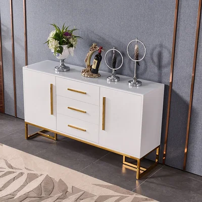 Rasberry 59.1'' Wide 3 Drawer Sideboard