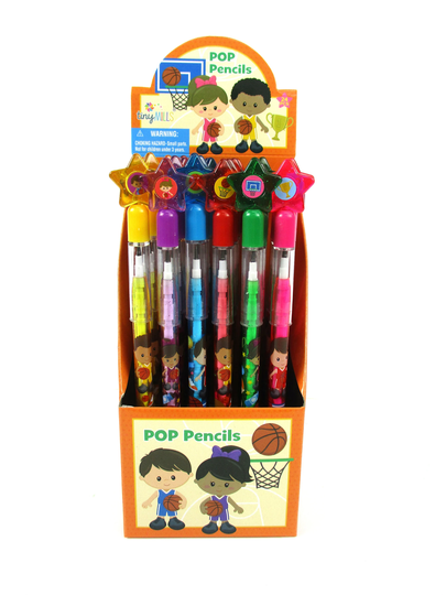 24 Pcs Basketball Multi Point Pencils