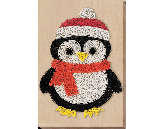 string Art Diy Kit "Pengium" Diy, Abris Art. Creative Kit