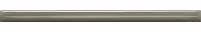 Countryside 12" x 0.63" Glossy Ceramic Pencil Liner Tile Trim in Mink