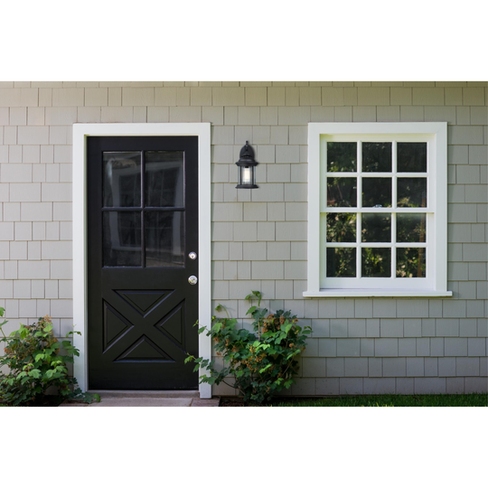 Westinghouse Lighting New Haven One Light Outdoor Wall Fixture, Textured Black Finish, Clear Ribbed Glass - 1-Light