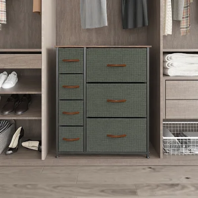 Gilmanton 7 Drawer 24.8" W Double Dresser