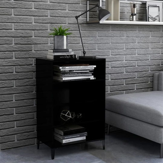 Sideboard Black 22.4"x14"x35.4" Chipboard