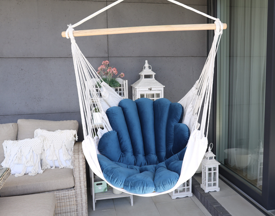 Swing Chair, Macrame Swing, + Set Of Shell Pillow, Hammock Hanging Chair, Indoor Hammock Chair, Outdoor Swing, Garden, Patio Furniture