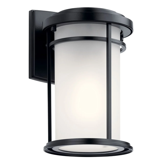Kichler Lighting Toman LED Outdoor Wall Light Black