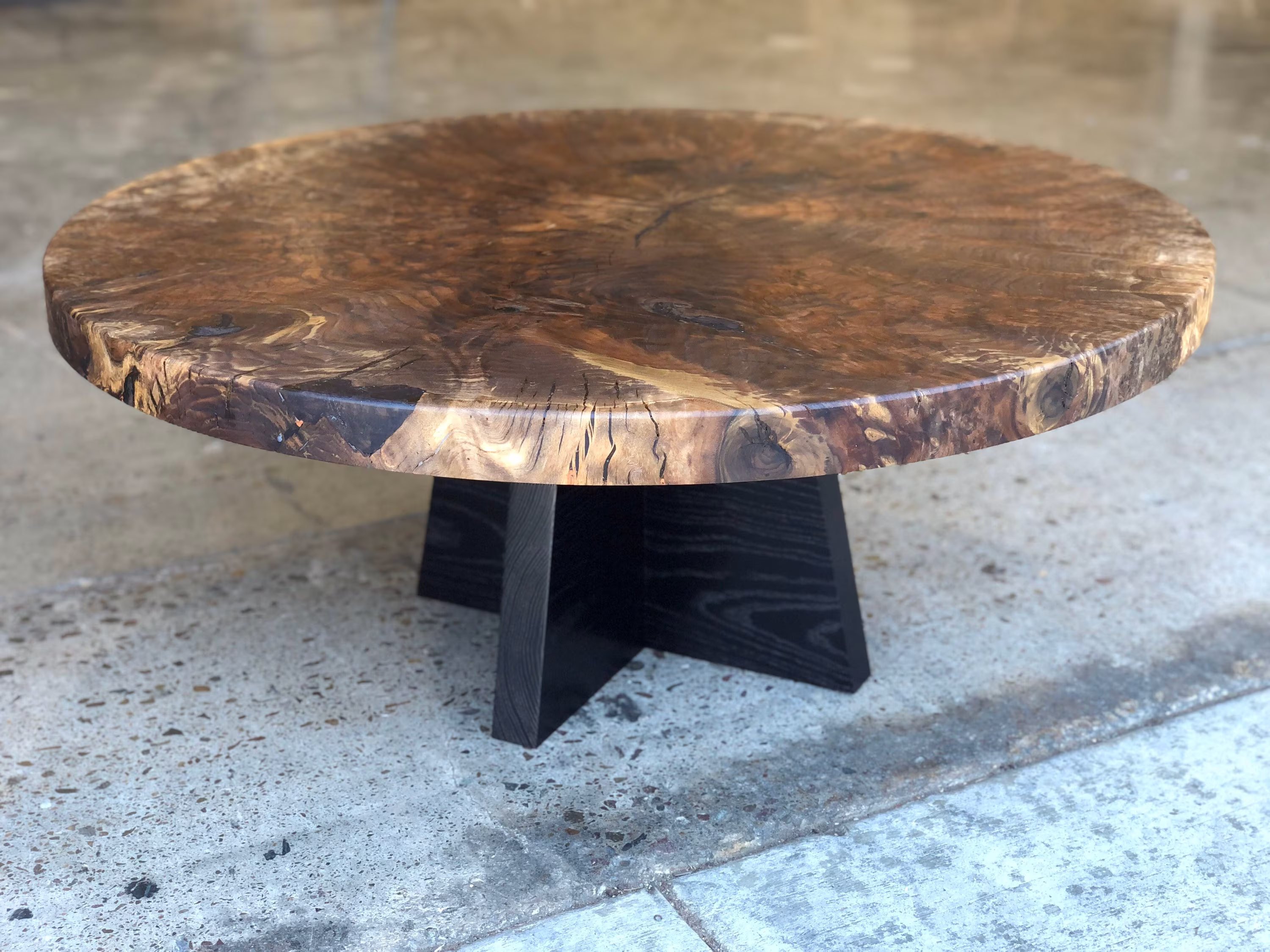 Claro Walnut Burl Coffee Table