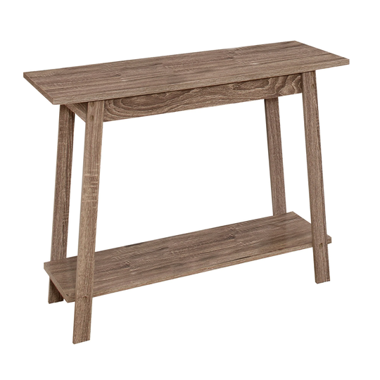 42" Brown Contemporary Rectangular TV Stand with Shelf
