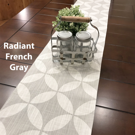 Table Runner - Premier Prints Radiant French Gray - Weddings, Showers, Home Decor - Pick A Size Or Custom