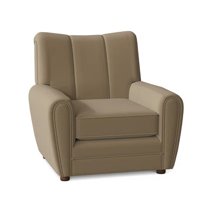 Dellinger 35" W Top Grain Leather Lounge Chair