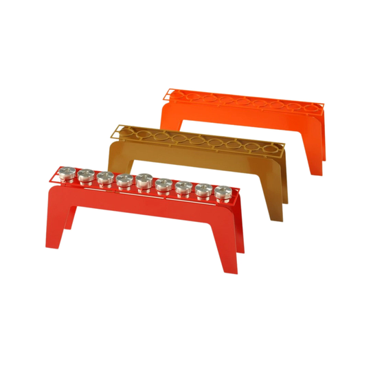 Modern Colorful Minimalist Chanukah Menorah