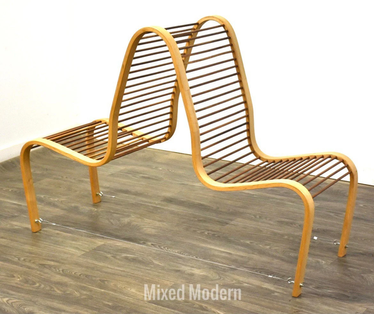 Bent Wood Tandem Chair Art