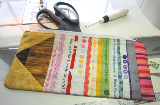 Zipper Pouch Colorful Selvage Pencil Perfect For Back To School Great Gift Everyone Selvages