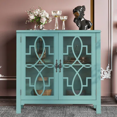 Buffet Sideboard Storage Cabinet, 2 Doors, Adjustbale Shelf, For Dining Room Or Hallway