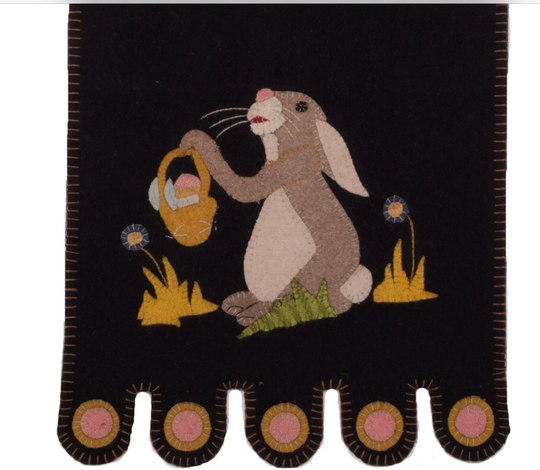 Bunny & Basket Table Runner New