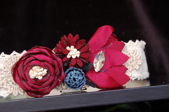 Wine Flower Wedding Dog Collar.lace Collar, Dog Party Collar. Collar.pet Collar, Birthday Gift For