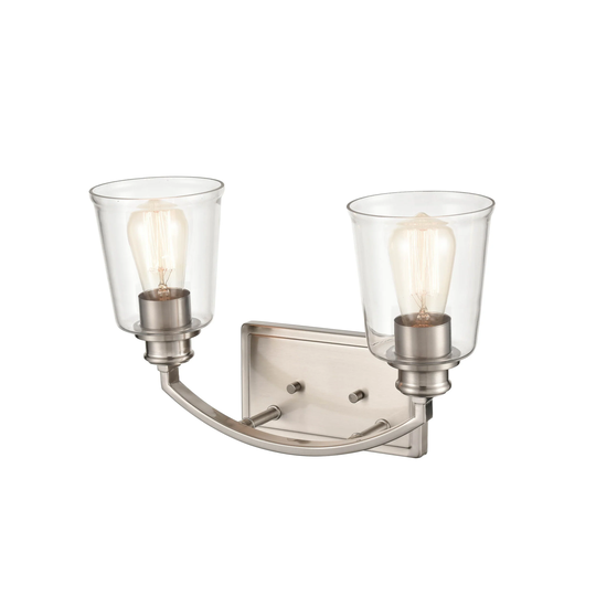 Millennium Lighting Forsyth Metal 2 Light Bathroom Vanity Fixture in Multiple Finishes