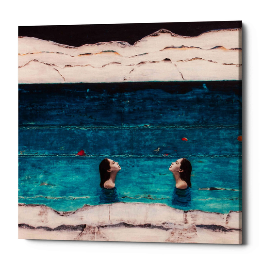 Epic Graffiti 'Rising Waters' by DB Waterman, Canvas Wall Art