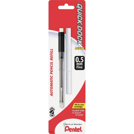 Wholesale Pencil Refills: Discounts on Pentel .5MM Quick Dock Mechanical Pencil Lead Refills PENQDR5LE3BP