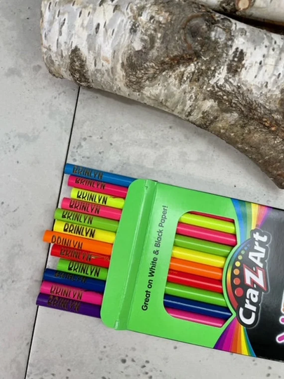 Personalized 12 Count Colored Pencils | Engraved