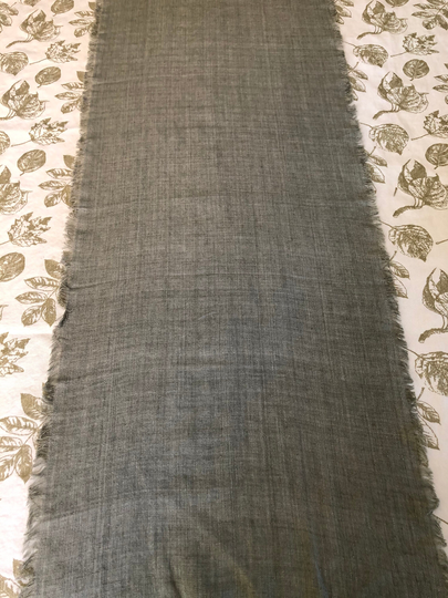 Sage Green Linen Table Runner