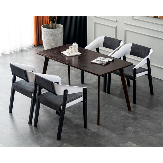 ivinta Outdoor Dining Chairs, Mid Century Modern Dining Chair - 23 in L X 21 in W X 30 in H