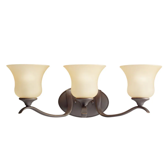 Kichler Lighting Wedgeport Collection 3-light Olde Bronze Bath/Vanity Light