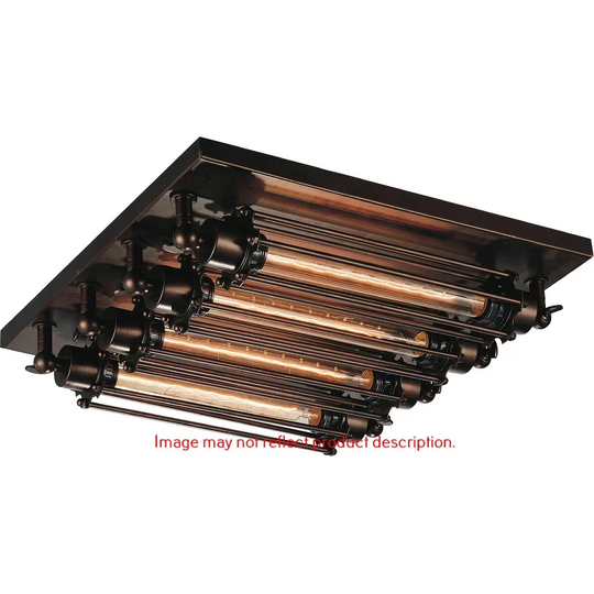 Guisseppe Lighting 4101 Four Light Flush Mount Kiera - Exact Size