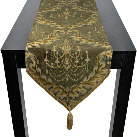 Sherry Kline Chandelier 72-inch Luxury Table Runner - 12 x 72