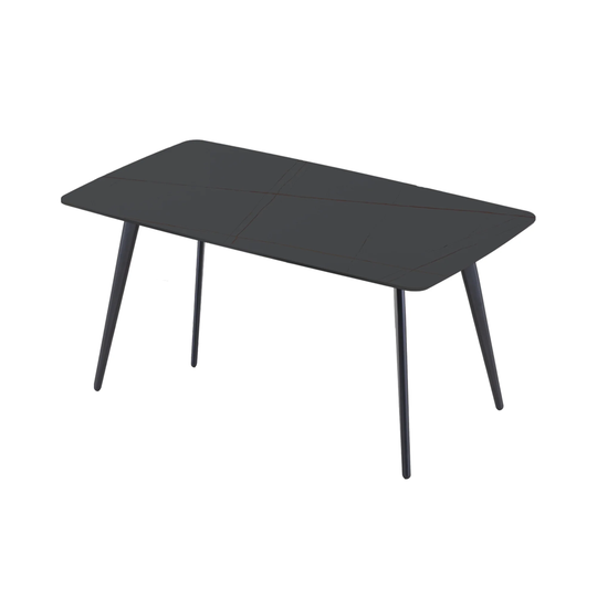 Porcelain Dining Table 63'' Black