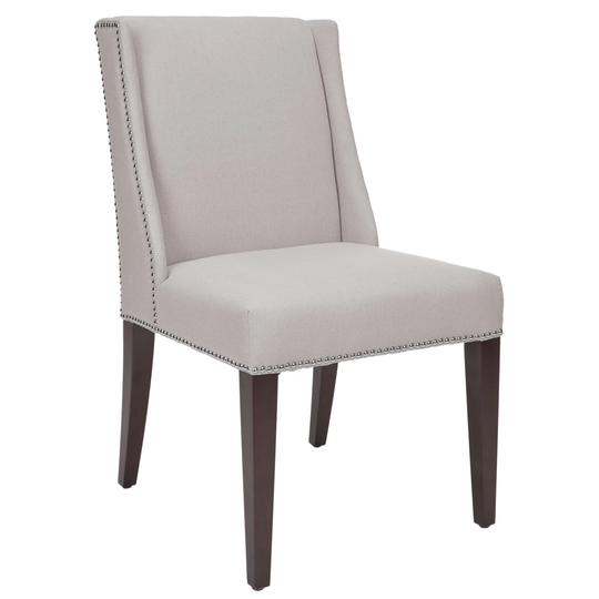 SAFAVIEH Dining Noho Beige Linen Dining Chairs (Set of 2) - 22" x 26" x 39"