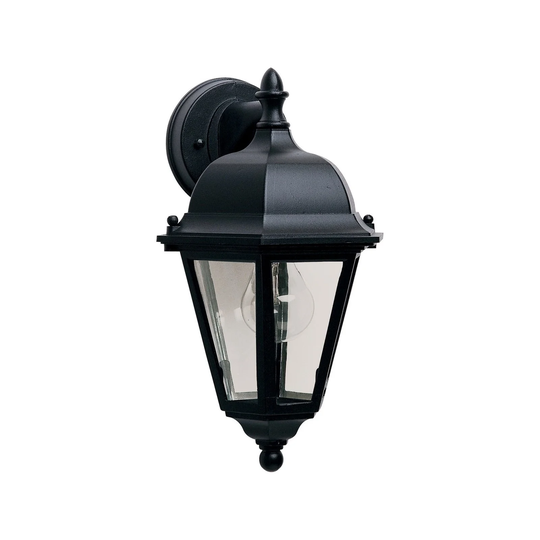 Maxim Black Die Cast Clear Shade Westlake 1-light Outdoor Wall Mount Light
