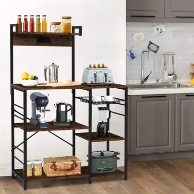 Vigor 35.1" Standard Baker's Rack with Microwave Compatibility