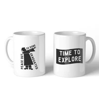 Adelheide Graduated Dab Dance 2 Piece Coffee Mug Set