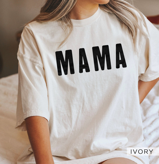 Comfort Colors Mama Shirt, Mom Mommy T-Shirt, Cute Mother's Day Gift, Life Girl Tee