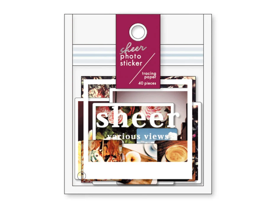 Mindwave | Sheer Photo Sticker Set - Retro