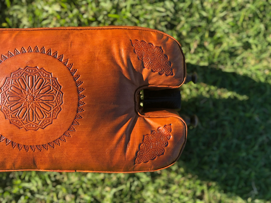 Leather Footstool, Camel Saddle Cushion, Moroccan Pouf, Genuine Cushion, Ottoman Bench Seat, Morocco Chair, Saddle Barstool, Foot Pouf
