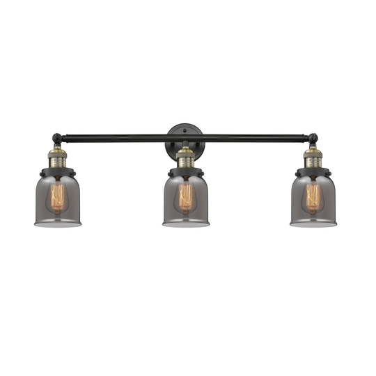Innovations Lighting Small Bell 3 Light 30" Wide Bathroom Vanity Light