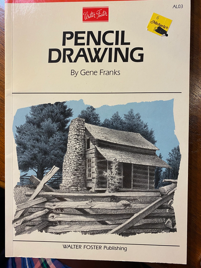 Pencil Drawing - Gene Franks Walter Foster Al03 Artist's Library Series Techniques, Guide Skills- Sketching 1988