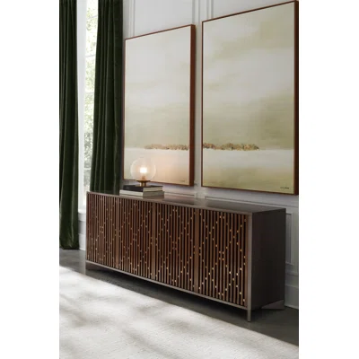 84" Wide 2 Drawer Solid Wood Sideboard