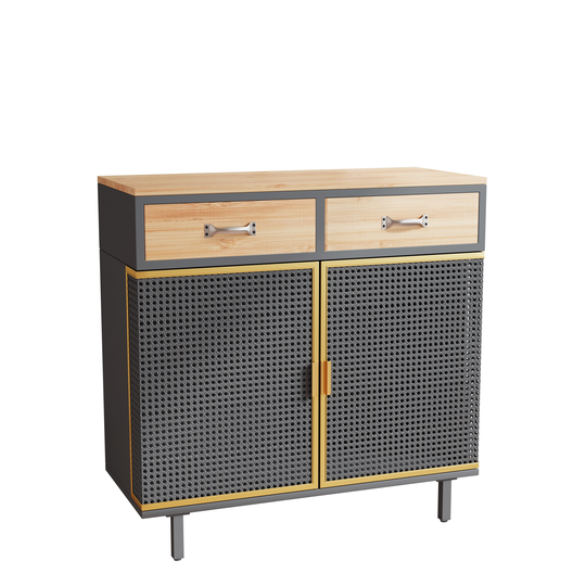 31.5'' Wide 2 Drawer Sideboard, Modern Furniture Decor