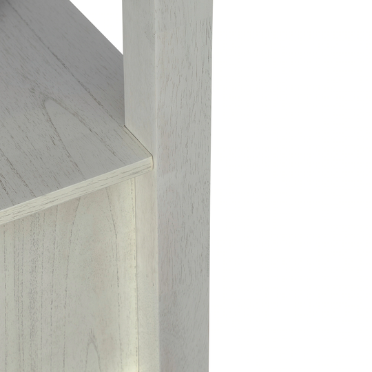 Brook Bay Textured White Carbon Gray Sideboard