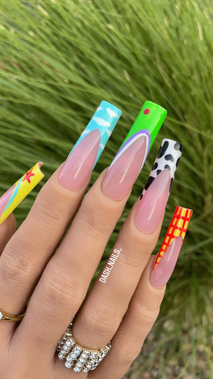 Reach For The Sky French Tip