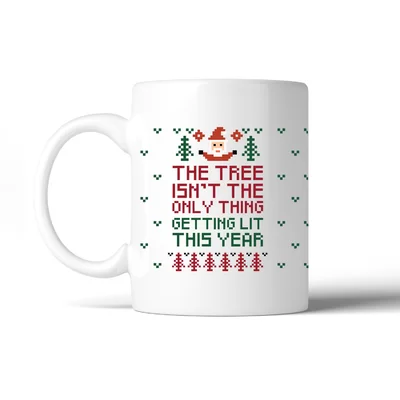 Mccumber The Tree is Not the Only Thing Getting Lit this Year Coffee Mug