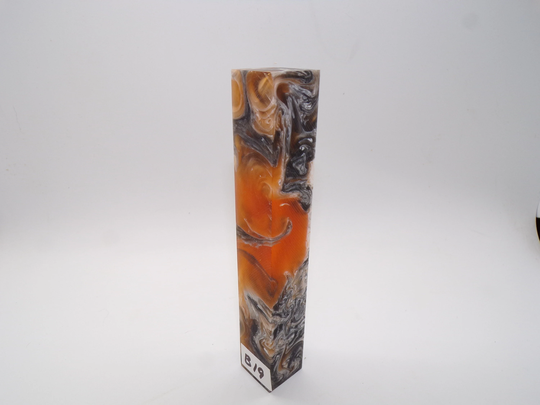 Diamond Painting Pen, Black, Brown, White, Orange See Thru, Swirl, Stylus Handturned, Alumilite