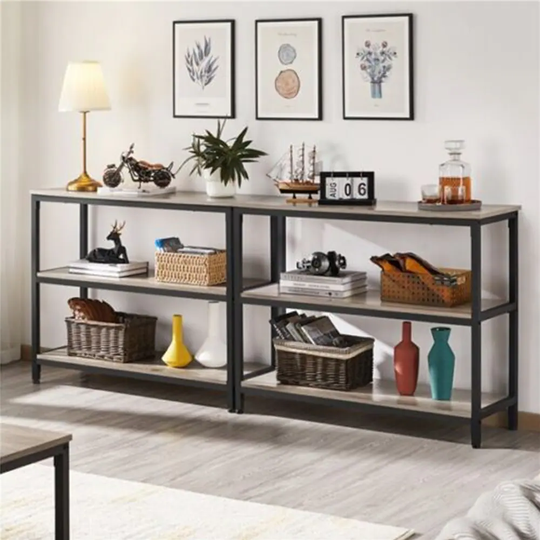 3 Tiers Console Table for Entryway Storage Entryway Table Li