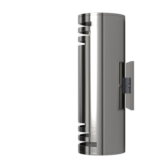 Artcraft Nuevo 2-Light Outdoor Wall Light in Stainless Steel