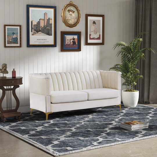 70.5" Loveseat Sofa Modern 2 Seat European Sofa Couch Comfortable Thickened Cushion