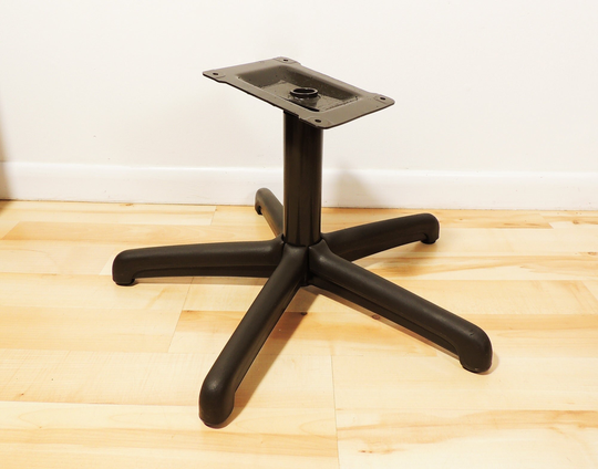 Original Steelcase Slanted Solid Metal Office Chair Base Leg