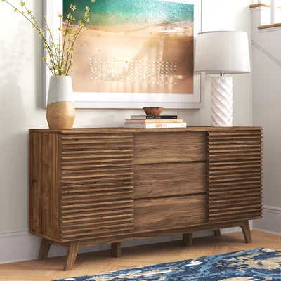 Renwick 63" Wide 3 Drawer Sideboard