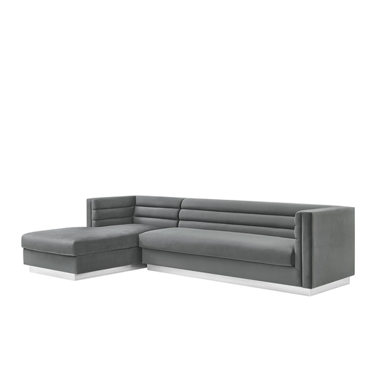 Jamarcus Upholstered Left Facing Chaise Sectional Sofa